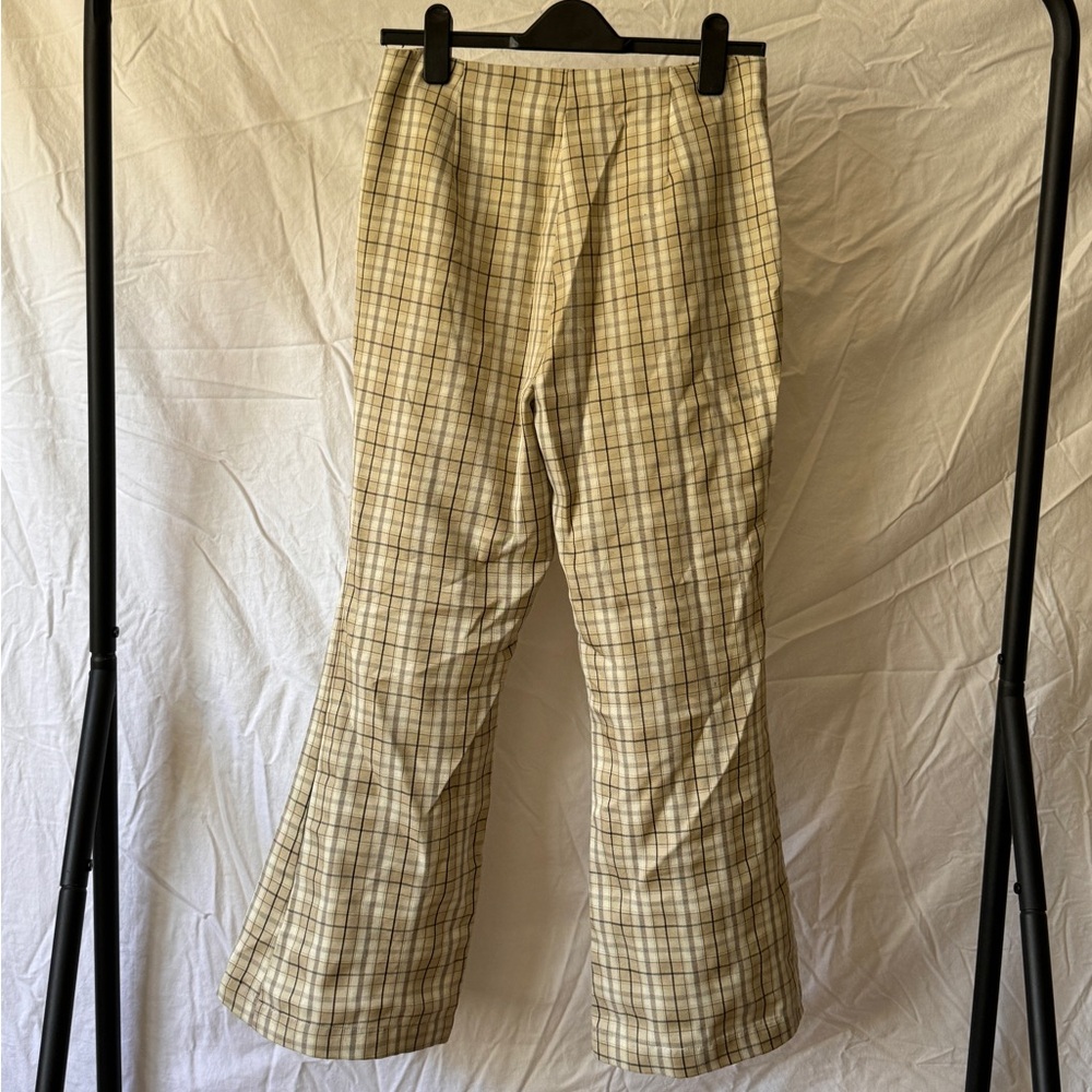 Plaid BOOT CUT FLARE Long Pants
